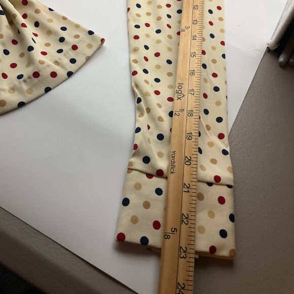 VTG 70's Kokobay By Eccobay Medium Polka Dot Button-Up Shirt Dagger Collar - Picture 13 of 14